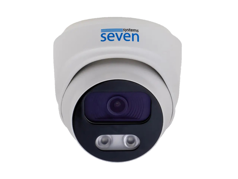 Комплект видеонаблюдения на 8 купольных 5 Мп FULL COLOR IP-камер SEVEN IP-7215W8FC-5MP IP-7215W8FC-5MP фото