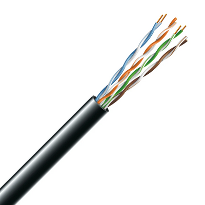 Cat. 5e U/UTP PE 4х2х24 AWG, (74269) бухта 305м. Кабель вита пара ЗЗКМ (UTP мідь наружний) 8070 фото