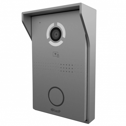 Bas-IP&nbsp;AV-03BD&nbsp;silver IP-виклична панель зі зчитувачем UKEY для IP-домофонів 27096 фото