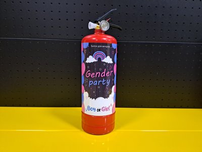 Gender Party - вогнегасник червоний для гендер паті (2 кг) ses0416 фото