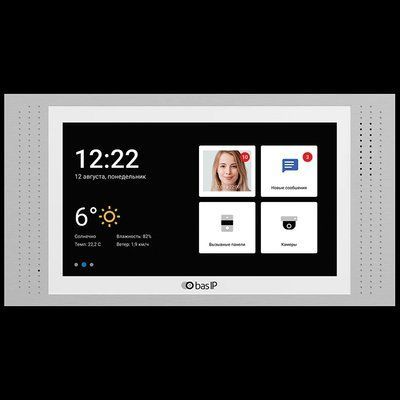 Bas-IP AT-07L white IP-відеодомофон 7" 27117 фото