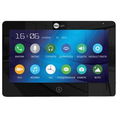 MEZZO HD black Відеодомофон NeoLight 24931 фото