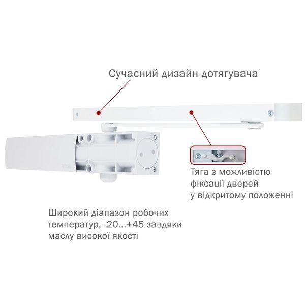 RYOBI 1200 D-1200T WHITE Доводчик 29265 фото