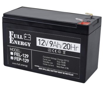 Full Energy FEP-129 Аккумулятор 12В 9 Ач для ИБП 24452 фото