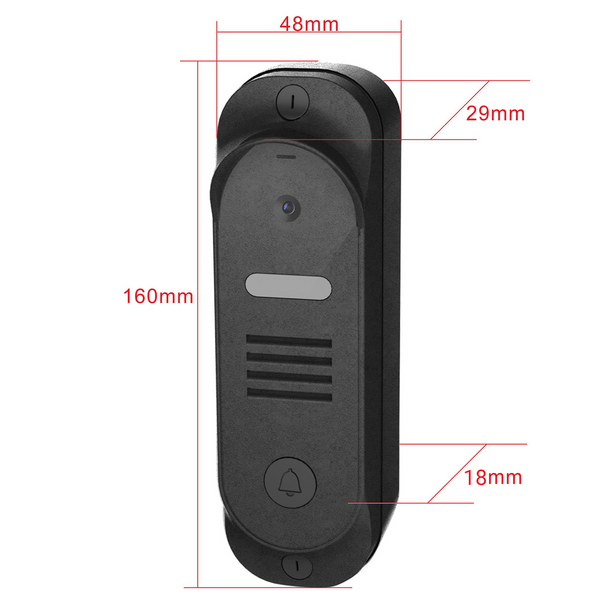Вызывная панель домофона SEVEN CP-7501 FHD black 1735523671 фото
