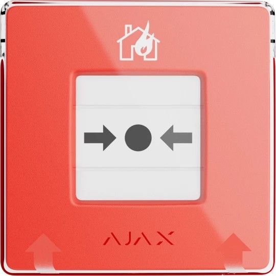 Ajax Manual Call Point (Red) (8EU) ASP Ручной пожарный извещатель 31376 фото