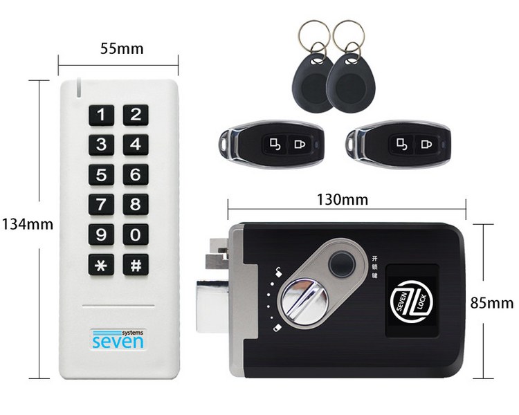 Бездротовий комплект контролю доступу з радіобрелками SEVEN LOCK SL-7705r SL7705r фото