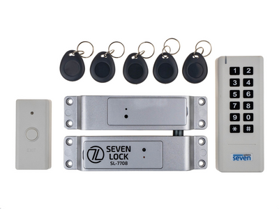 Бездротовий комплект контролю доступу SEVEN LOCK SL-7708 white SL7708w фото