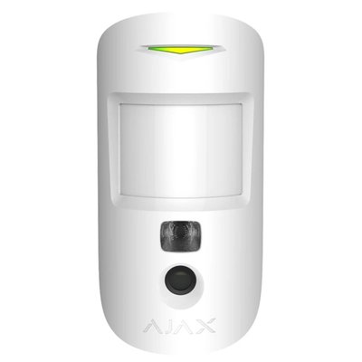 Ajax MotionCam (PhOD) Jeweller (8EU) white бездротовий сповіщувач руху з камерою 27858 фото