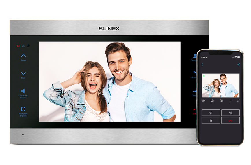 SL-10IPTHD (silver+black) Відеодомофон 10 "Slinex 25345 фото