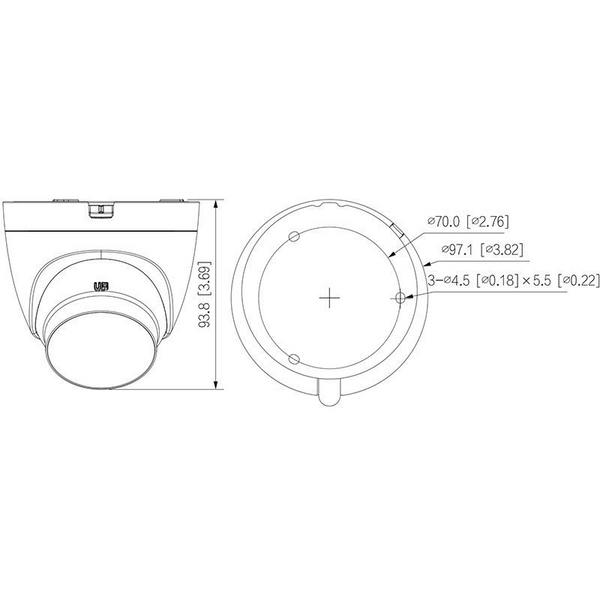 DH-HAC-HDW1200CLQP-IL-A (2.8мм) 2 МП Smart Dual Light HDCVI 30570 фото