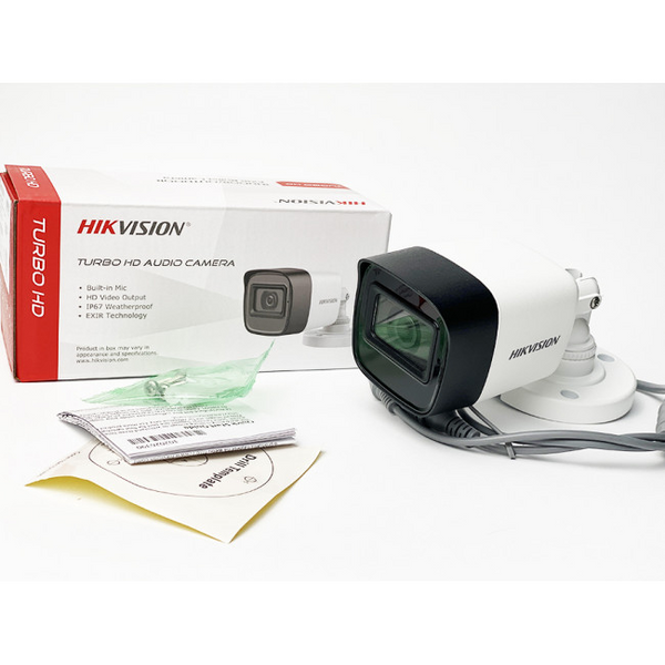 Відеокамера Hikvision з вбудованим мікрофоном DS-2CE16H0T-ITFS (3.6мм) 5мп Turbo HD 23137 фото